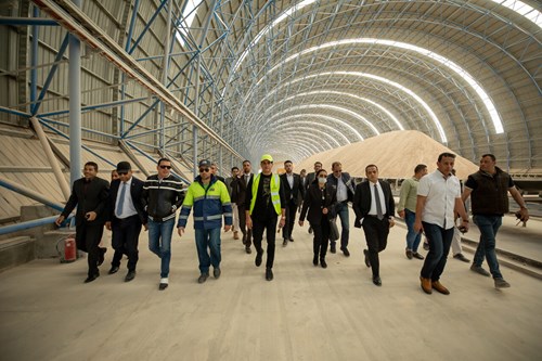 Ahmed Abu Hashima's visit to EC Cement Plant image 1