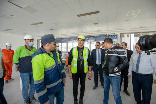 Ahmed Abu Hashima's visit to EC Cement Plant image 2