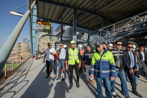 Ahmed Abu Hashima's visit to EC Cement Plant image 5