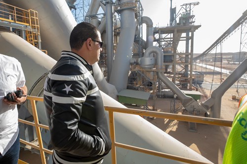 Ahmed Abu Hashima's visit to EC Cement Plant image 7
