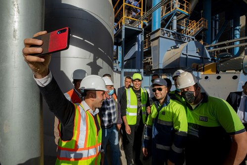 Ahmed Abu Hashima's visit to EC Cement Plant image 8