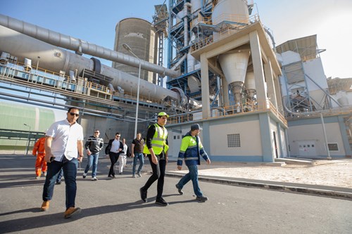 Ahmed Abu Hashima's visit to EC Cement Plant image 9