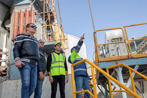 Ahmed Abu Hashima's visit to EC Cement Plant image 10