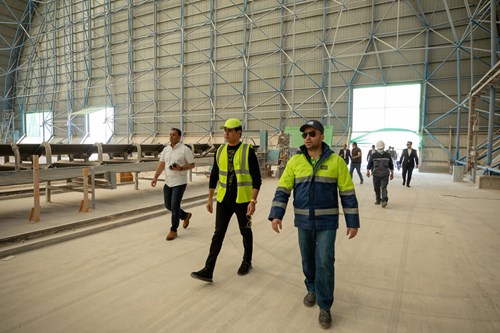 Ahmed Abu Hashima's visit to EC Cement Plant image 13